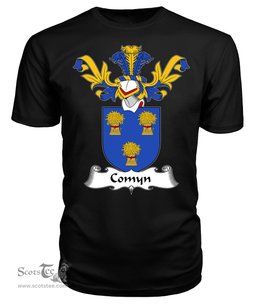 ScotsTee Shop Scottish Comyn Coat Of Arms Family Crest Scottish Gentry T Shirt