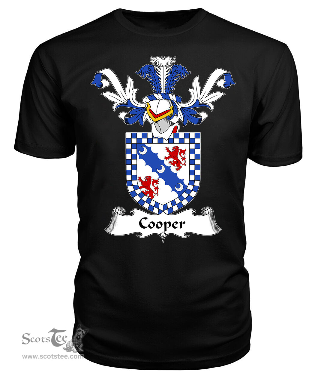 ScotsTee Shop Scottish Cooper Coat Of Arms Family Crest Scottish Gentry T Shirt