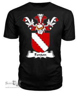 ScotsTee Shop Scottish Fenton Coat Of Arms Family Crest Scottish Gentry T Shirt