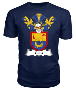 ScotsTee Shop Scottish Gillis Coat Of Arms Family Crest Scottish Gentry T Shirt