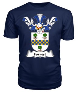ScotsTee Shop Scottish Forrest Coat Of Arms Family Crest Scottish Gentry T Shirt