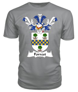 ScotsTee Shop Scottish Forrest Coat Of Arms Family Crest Scottish Gentry T Shirt