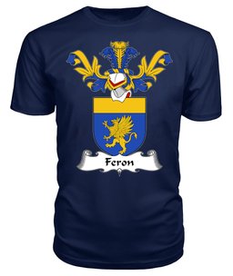 ScotsTee Shop Scottish Feron or Ferron Coat Of Arms Family Crest Scottish Gentry T Shirt