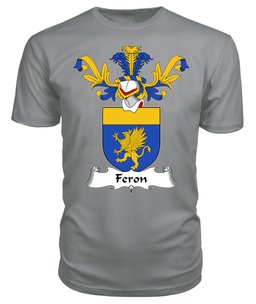 ScotsTee Shop Scottish Feron or Ferron Coat Of Arms Family Crest Scottish Gentry T Shirt