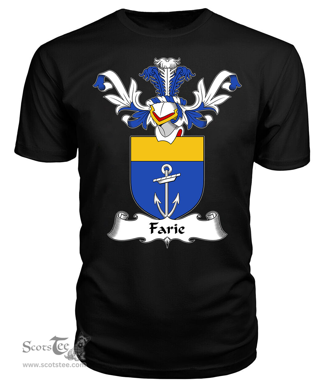 ScotsTee Shop Scottish Farie Coat Of Arms Family Crest Scottish Gentry T Shirt