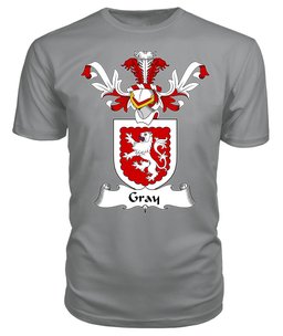 ScotsTee Shop Scottish Gray Coat Of Arms Family Crest Scottish Gentry T Shirt