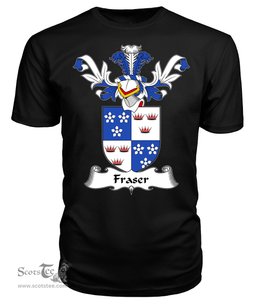 ScotsTee Shop Scottish Fraser (of Lovat) Coat Of Arms Family Crest Scottish Gentry T Shirt