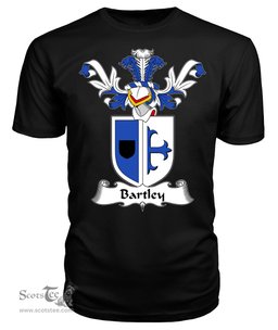 ScotsTee Shop Scottish Bartley Coat Of Arms Family Crest Scottish Gentry T Shirt