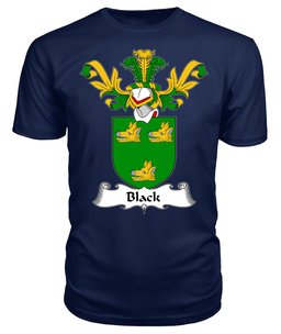 ScotsTee Shop Scottish Black Coat Of Arms Family Crest Scottish Gentry T Shirt
