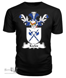 ScotsTee Shop Scottish Eccles Coat Of Arms Family Crest Scottish Gentry T Shirt