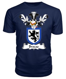 ScotsTee Shop Scottish Brocas or Brokkas Coat Of Arms Family Crest Scottish Gentry T Shirt