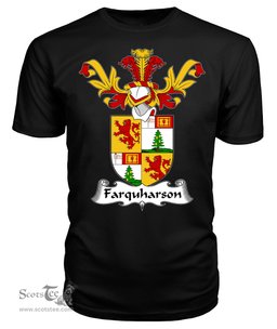 ScotsTee Shop Scottish Farquharson Coat Of Arms Family Crest Scottish Gentry T Shirt