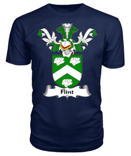 ScotsTee Shop Scottish Flint Coat Of Arms Family Crest Scottish Gentry T Shirt