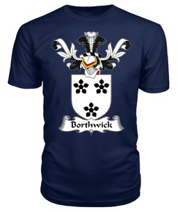 ScotsTee Shop Scottish Borthwick Coat Of Arms Family Crest Scottish Gentry T Shirt
