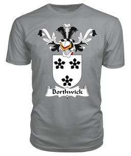 ScotsTee Shop Scottish Borthwick Coat Of Arms Family Crest Scottish Gentry T Shirt