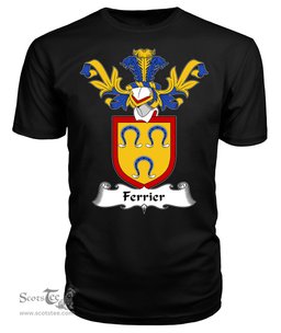 ScotsTee Shop Scottish Ferrier Coat Of Arms Family Crest Scottish Gentry T Shirt