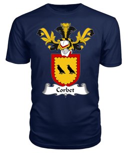 ScotsTee Shop Scottish Corbet Coat Of Arms Family Crest Scottish Gentry T Shirt