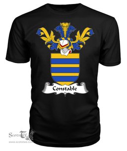 ScotsTee Shop Scottish Constable Coat Of Arms Family Crest Scottish Gentry T Shirt