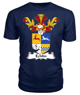 ScotsTee Shop Scottish Echlin Coat Of Arms Family Crest Scottish Gentry T Shirt