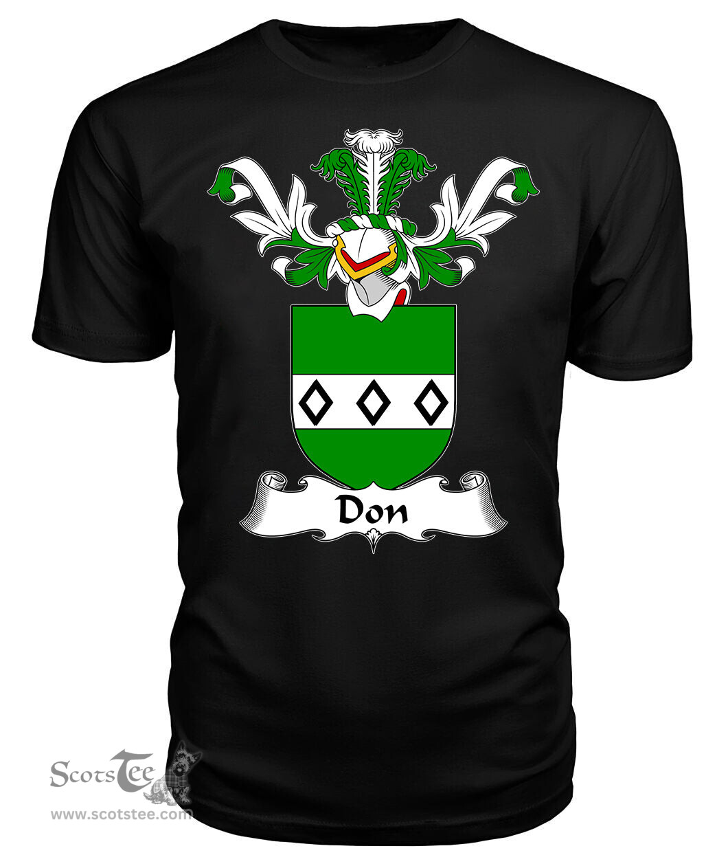 ScotsTee Shop Scottish Don Coat Of Arms Family Crest Scottish Gentry T Shirt