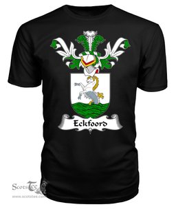 ScotsTee Shop Scottish Eckfoord Coat Of Arms Family Crest Scottish Gentry T Shirt