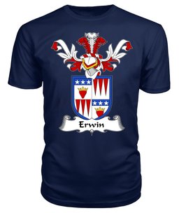 ScotsTee Shop Scottish Erwin Coat Of Arms Family Crest Scottish Gentry T Shirt