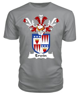 ScotsTee Shop Scottish Erwin Coat Of Arms Family Crest Scottish Gentry T Shirt