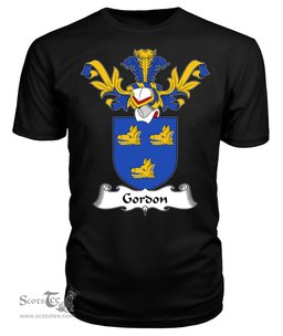 ScotsTee Shop Scottish Gordon Coat Of Arms Family Crest Scottish Gentry T Shirt