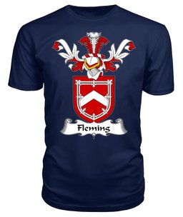 ScotsTee Shop Scottish Fleming Coat Of Arms Family Crest Scottish Gentry T Shirt