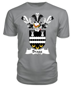 ScotsTee Shop Scottish Bragge or Bragg Coat Of Arms Family Crest Scottish Gentry T Shirt