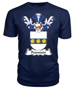 ScotsTee Shop Scottish Fountain Coat Of Arms Family Crest Scottish Gentry T Shirt