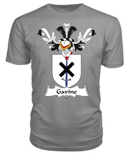 ScotsTee Shop Scottish Gavine Coat Of Arms Family Crest Scottish Gentry T Shirt