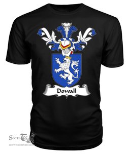 ScotsTee Shop Scottish Dowall Coat Of Arms Family Crest Scottish Gentry T Shirt