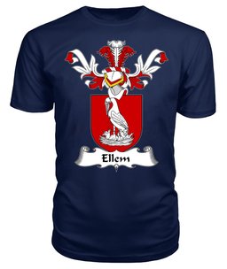 ScotsTee Shop Scottish Ellem or Elm Coat Of Arms Family Crest Scottish Gentry T Shirt