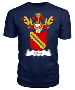 ScotsTee Shop Scottish Elliot II Coat Of Arms Family Crest Scottish Gentry T Shirt