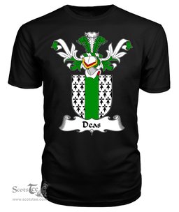 ScotsTee Shop Scottish Deas Coat Of Arms Family Crest Scottish Gentry T Shirt