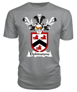 ScotsTee Shop Scottish Elphinstone Coat Of Arms Family Crest Scottish Gentry T Shirt