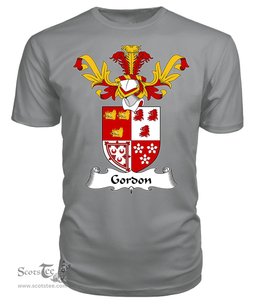 ScotsTee Shop Scottish Gordon (Duke of Gordon) Coat Of Arms Family Crest Scottish Gentry T Shirt