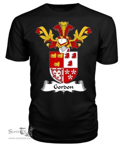 ScotsTee Shop Scottish Gordon (Duke of Gordon) Coat Of Arms Family Crest Scottish Gentry T Shirt