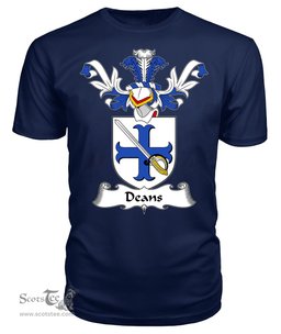 ScotsTee Shop Scottish Deans Coat Of Arms Family Crest Scottish Gentry T Shirt