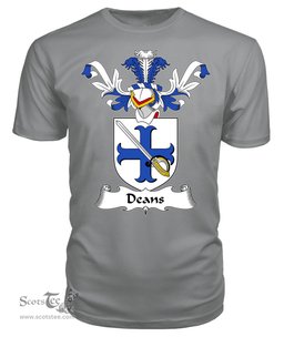 ScotsTee Shop Scottish Deans Coat Of Arms Family Crest Scottish Gentry T Shirt