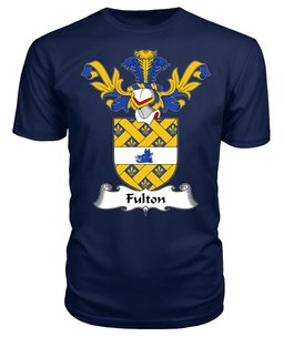 ScotsTee Shop Scottish Fulton Coat Of Arms Family Crest Scottish Gentry T Shirt