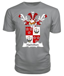 ScotsTee Shop Scottish Hamilton II Coat Of Arms Family Crest Scottish Gentry T Shirt