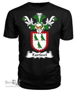 ScotsTee Shop Scottish Fairfowl Coat Of Arms Family Crest Scottish Gentry T Shirt