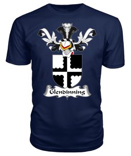 ScotsTee Shop Scottish Glendinning Coat Of Arms Family Crest Scottish Gentry T Shirt