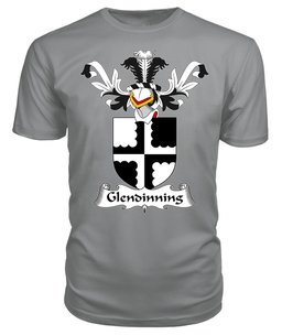 ScotsTee Shop Scottish Glendinning Coat Of Arms Family Crest Scottish Gentry T Shirt