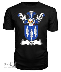 ScotsTee Shop Scottish Ged Coat Of Arms Family Crest Scottish Gentry T Shirt