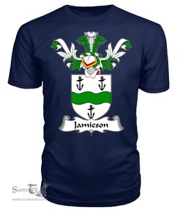 ScotsTee Shop Scottish Jamieson Coat Of Arms Family Crest Scottish Gentry T Shirt