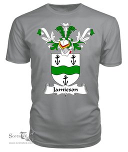 ScotsTee Shop Scottish Jamieson Coat Of Arms Family Crest Scottish Gentry T Shirt