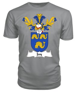 ScotsTee Shop Scottish Jay Coat Of Arms Family Crest Scottish Gentry T Shirt